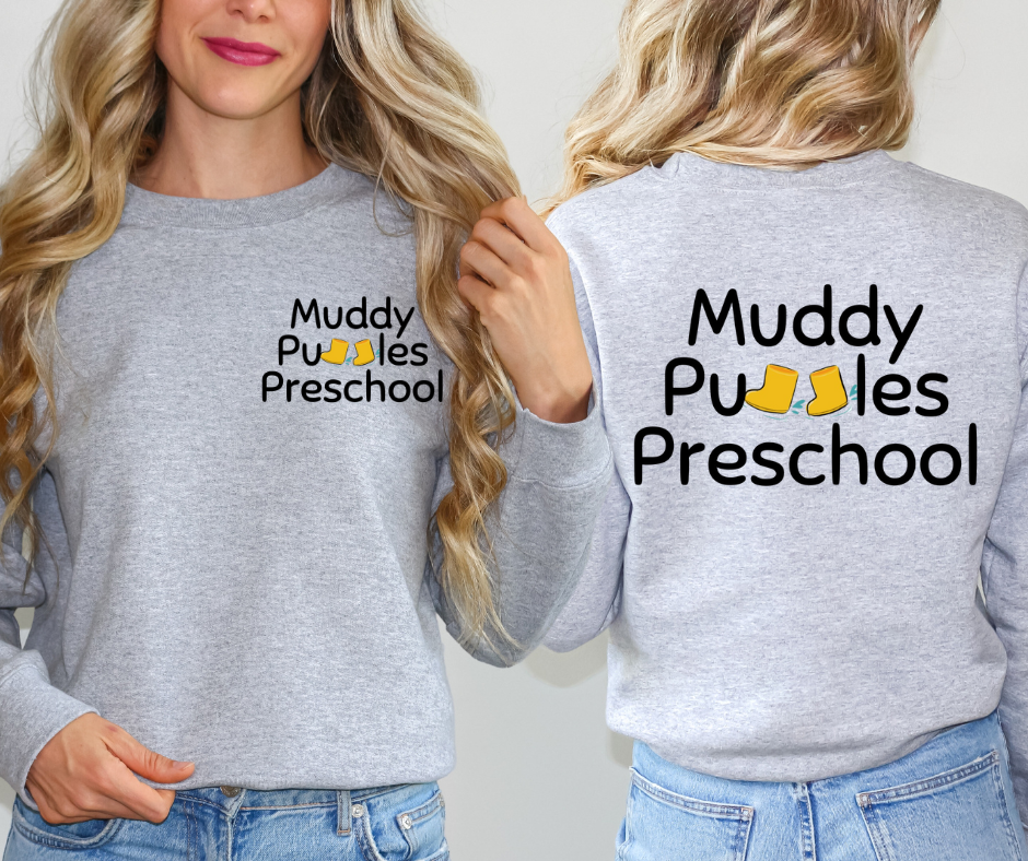 Muddy Puddles Adult Crewneck image 0