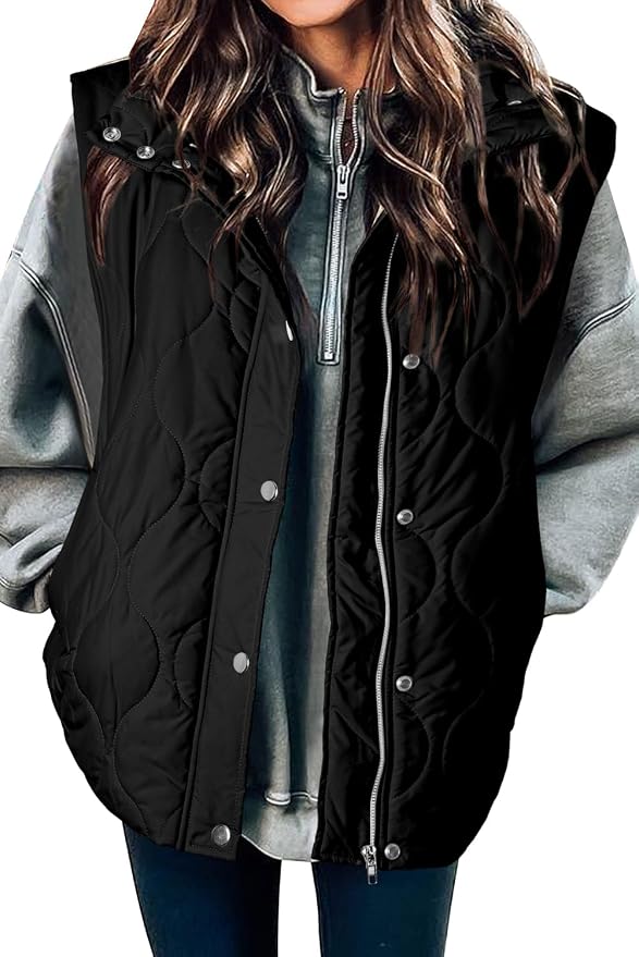 Lakeshore Rhinestone LL Quilted Puffer Vest