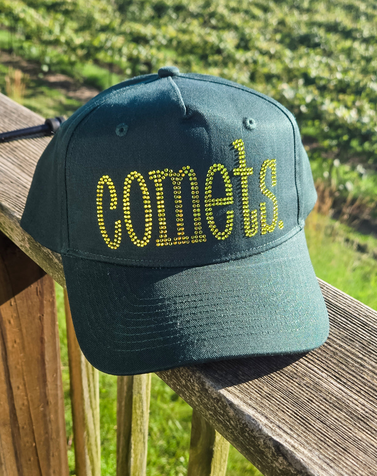 Coloma Comets Rhinestone Hat image 2