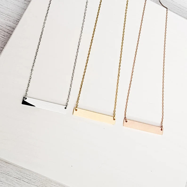 Horizontal Pendant Necklace image 0