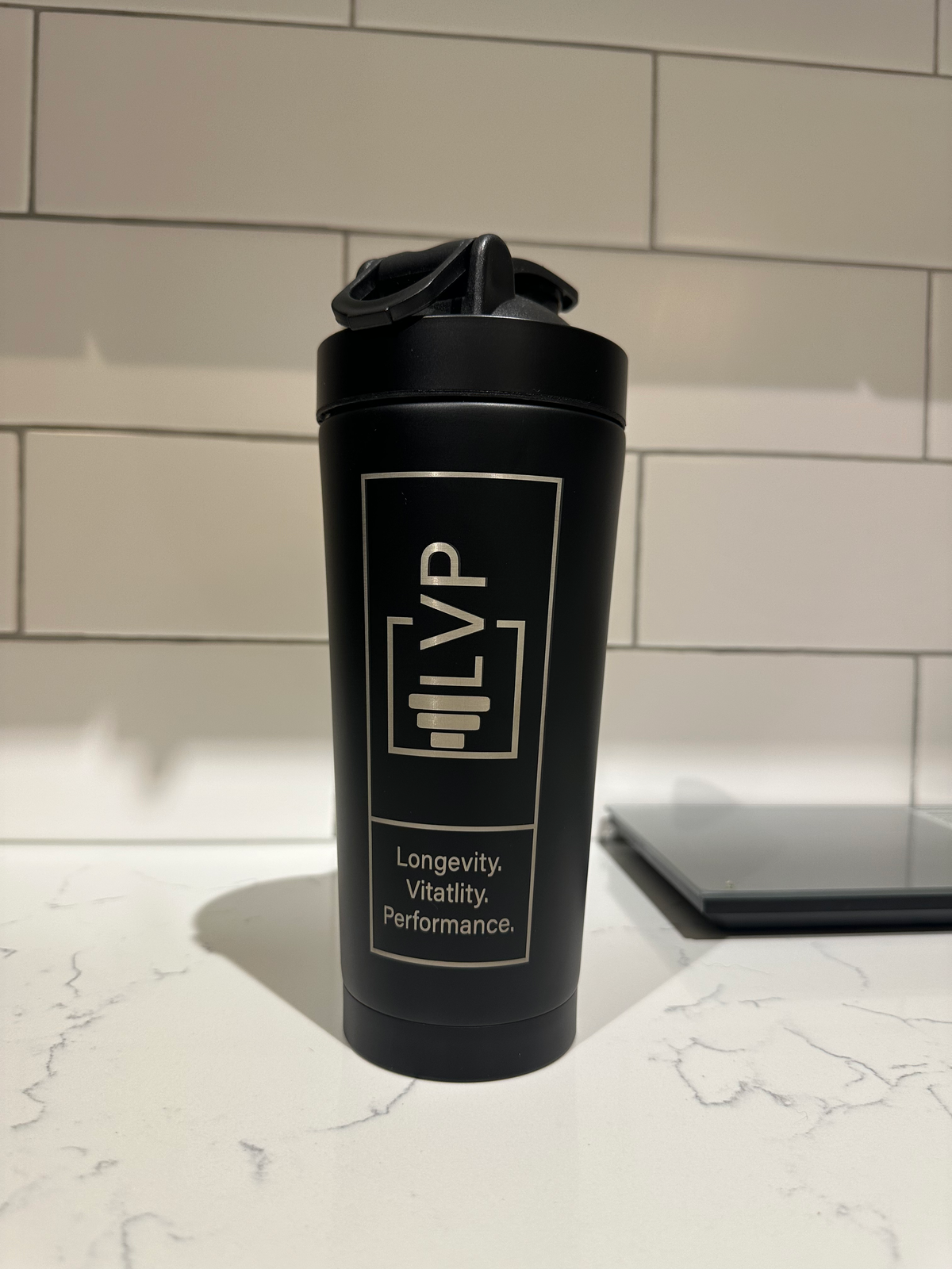 Engraveable Stainless Steel Shaker Bottle image 2