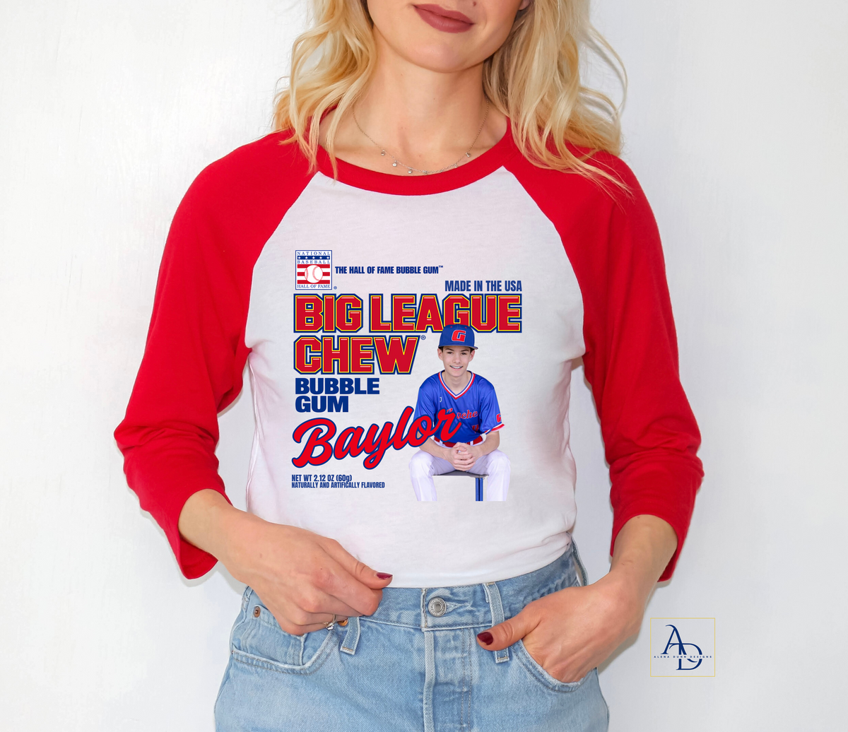Custom Baseball “Big League Chew” Player