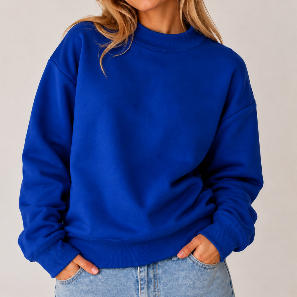 Premium Oversized Mockneck Sweatshirt Upgrade
