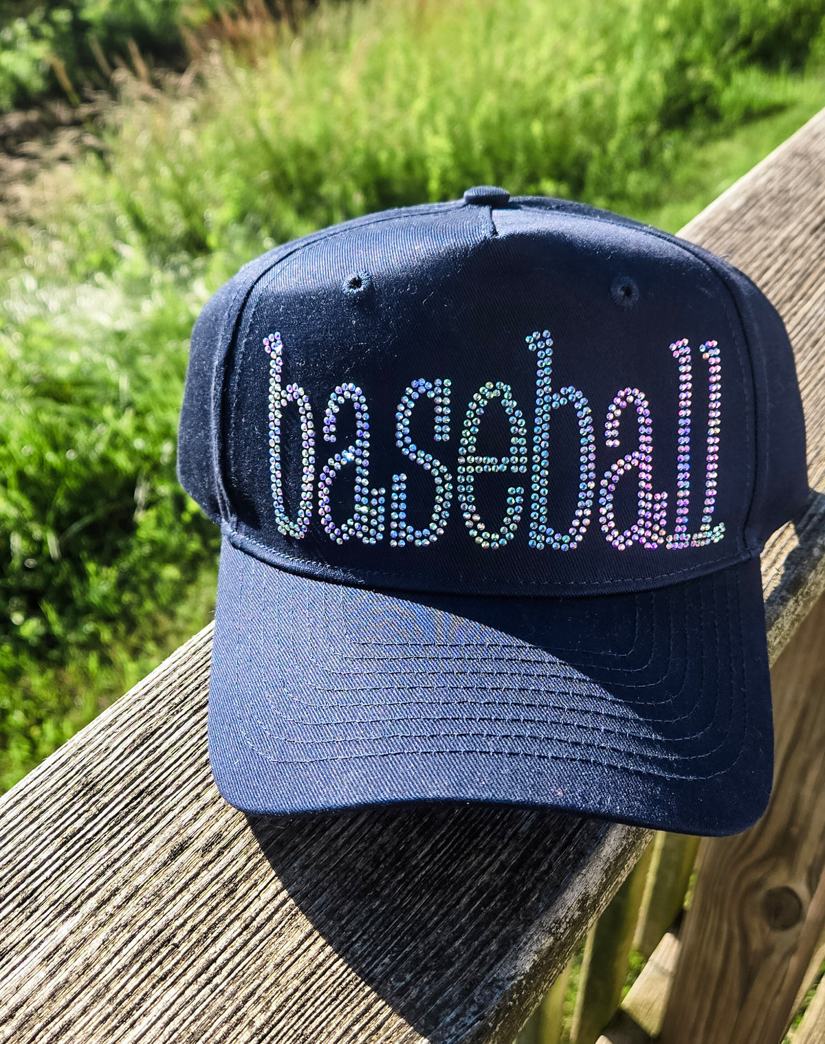 Baseball Rhinestone Hat image 6