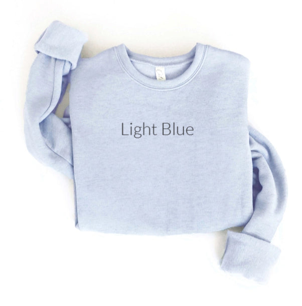 Puff+Glitter Oat Collective Crewneck Sweater image 3