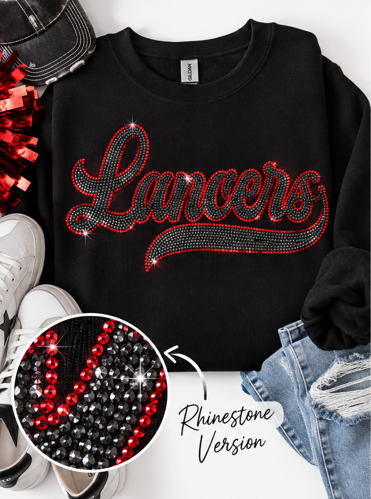 Lancer Retro Rhinestone Top