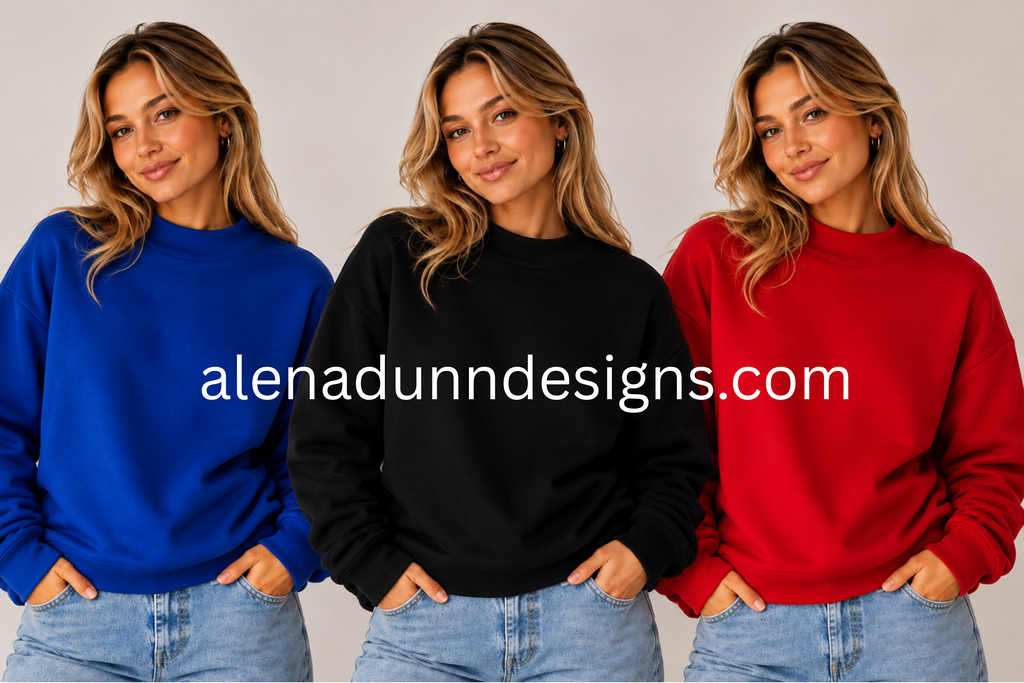 Premium Oversized Mockneck Sweatshirt Upgrade
