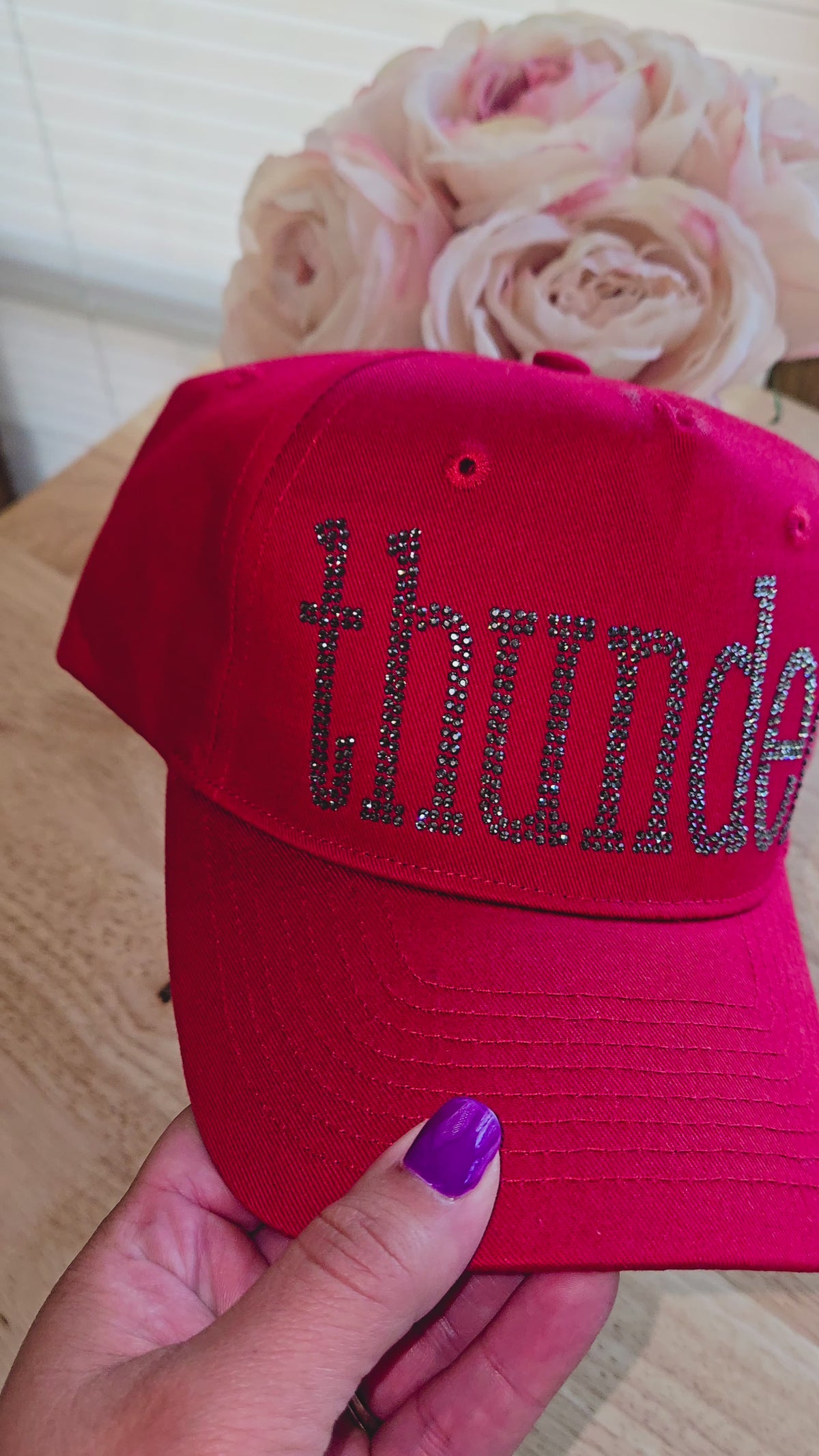 Thunder Rhinestone Hat