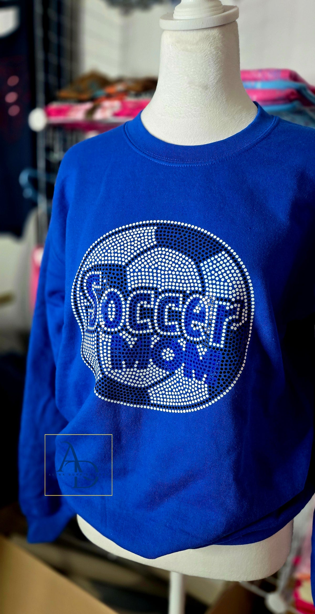 Soccer Mom Spangle Design