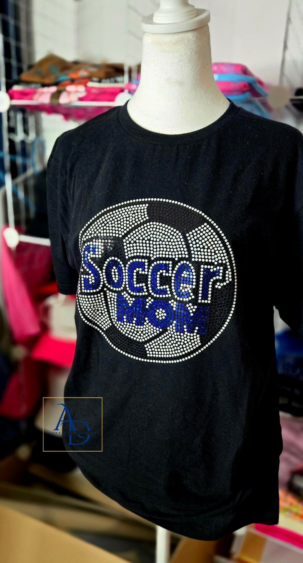 Soccer Mom Spangle Design