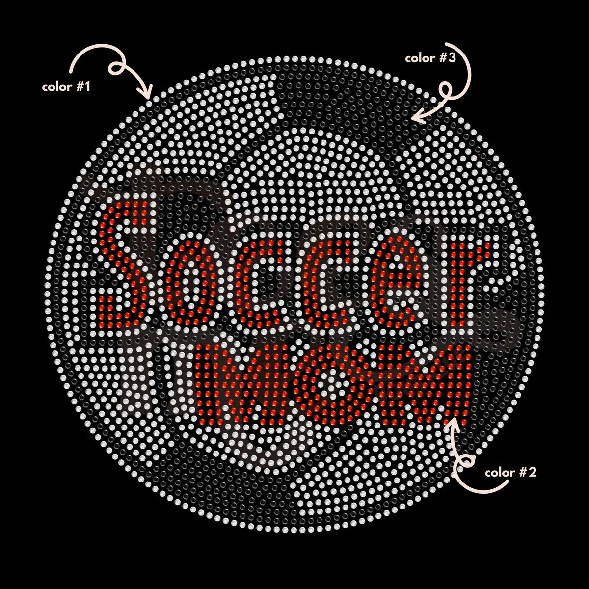 Soccer Mom Spangle Design