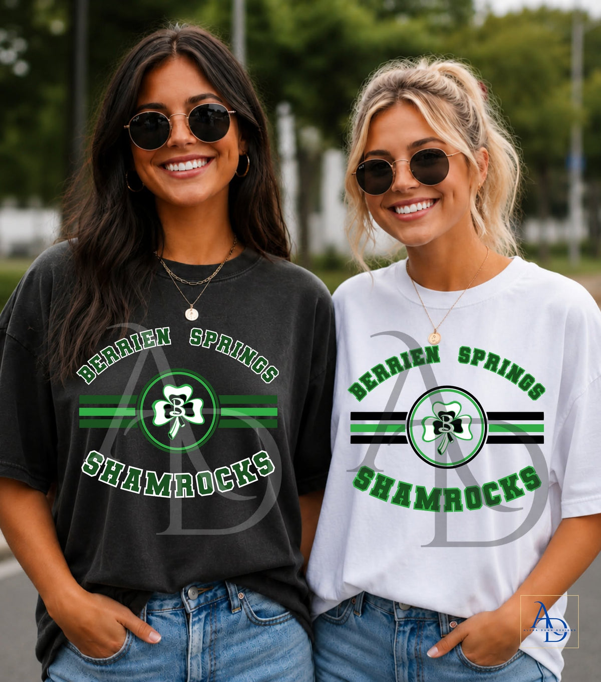 Classic Striped School Spirit Tee